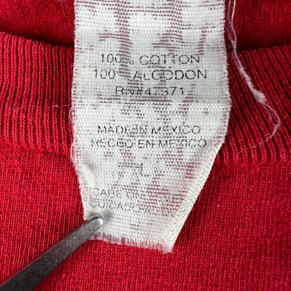 VTG 90s ST Louis Cardinals Mark McGwire Shirt Medium Red Thunder N Lumber Tag L - Picture 10 of 16